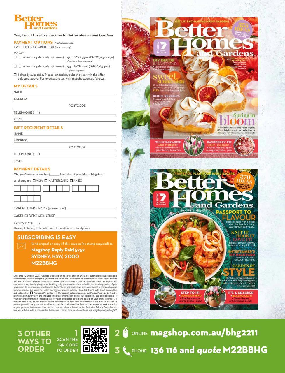 Better Homes and Gardens (Aus) Preview Pages