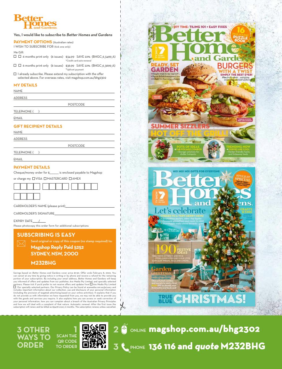 Better Homes and Gardens (Aus) Preview Pages