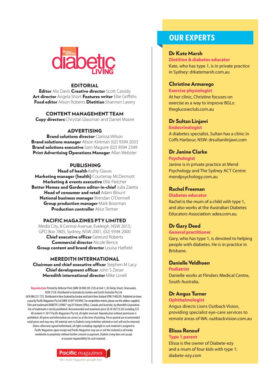 Diabetic Living Preview Pages