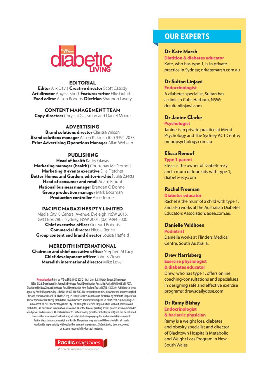 Diabetic Living Preview Pages
