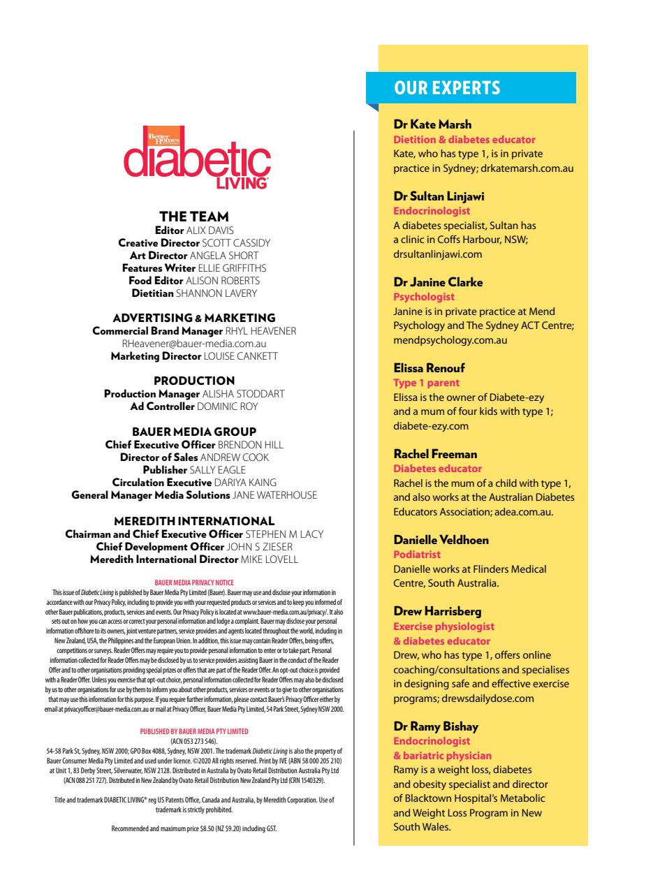 Diabetic Living Preview Pages