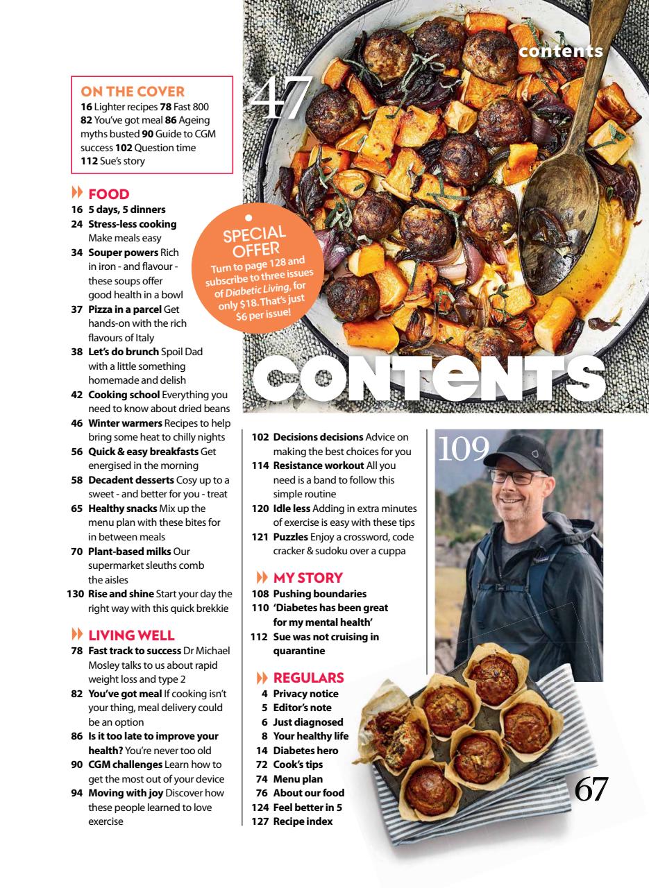 Diabetic Living Preview Pages