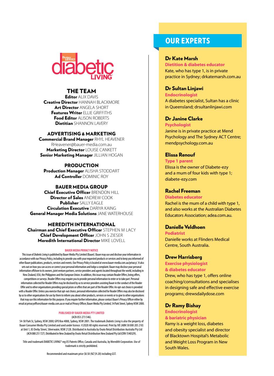 Diabetic Living Preview Pages