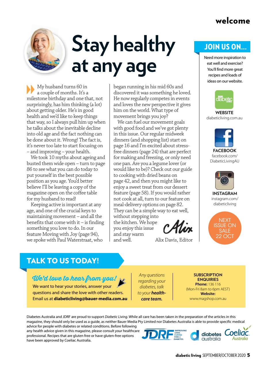 Diabetic Living Preview Pages