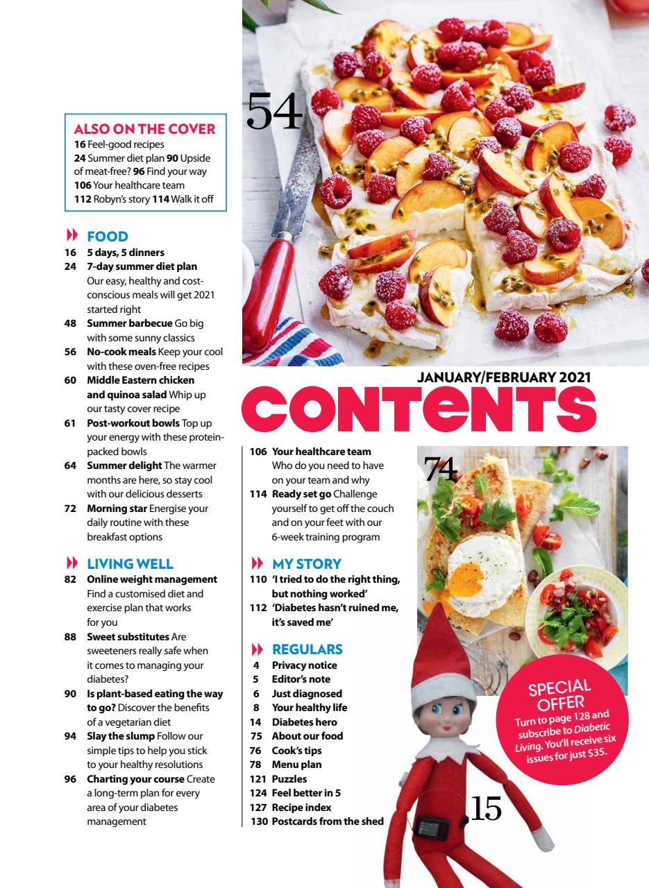 Diabetic Living Preview Pages