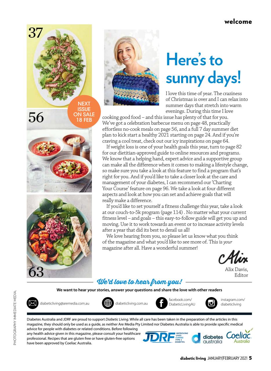 Diabetic Living Preview Pages