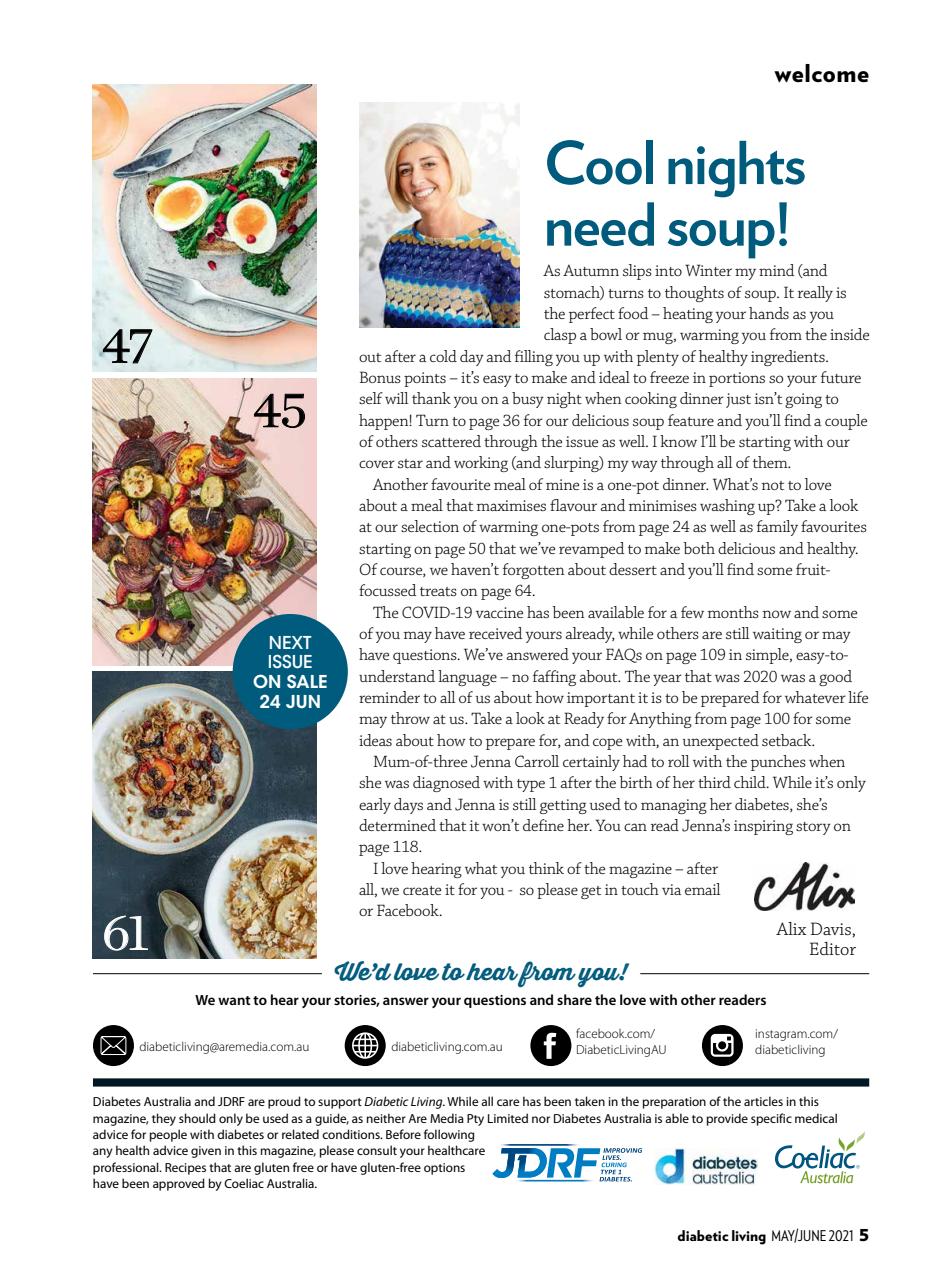 Diabetic Living Preview Pages