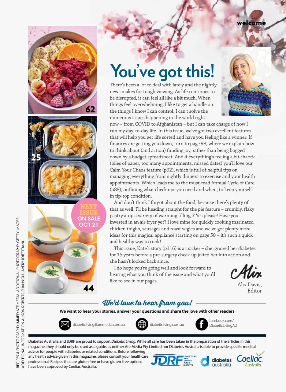 Diabetic Living Preview Pages