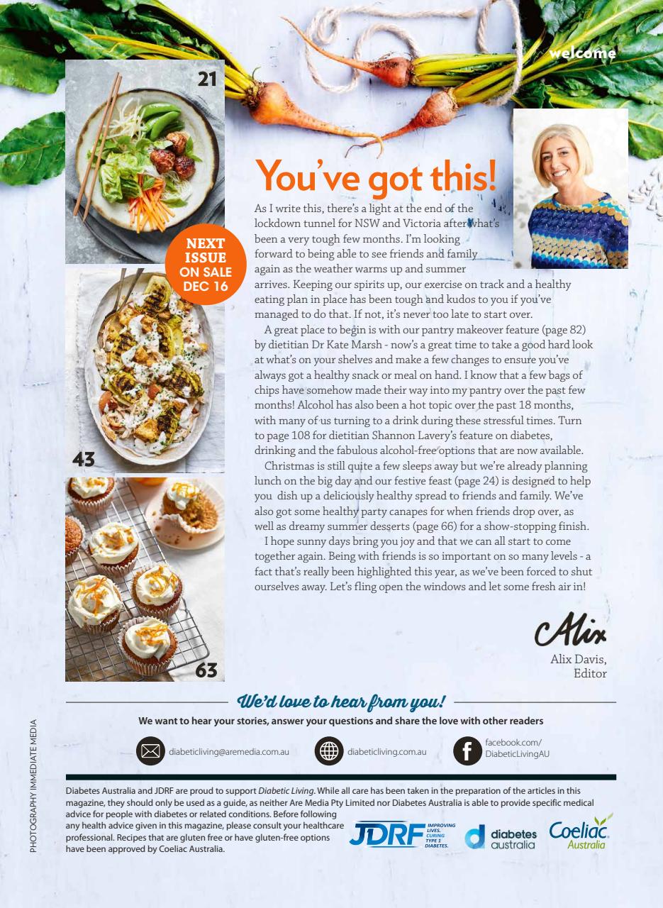 Diabetic Living Preview Pages