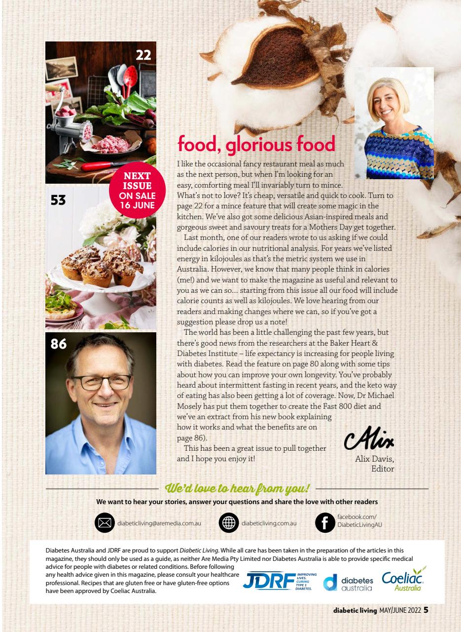 Diabetic Living Preview Pages