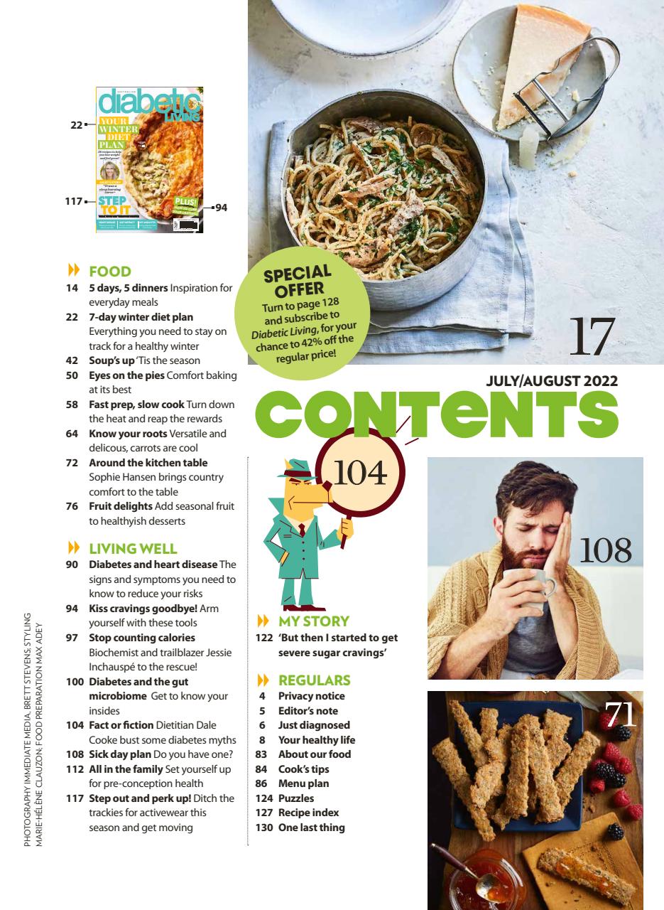 Diabetic Living Preview Pages