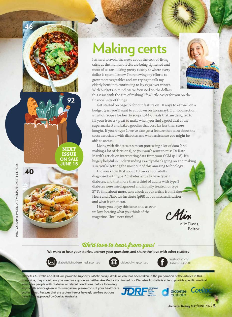 Diabetic Living Preview Pages