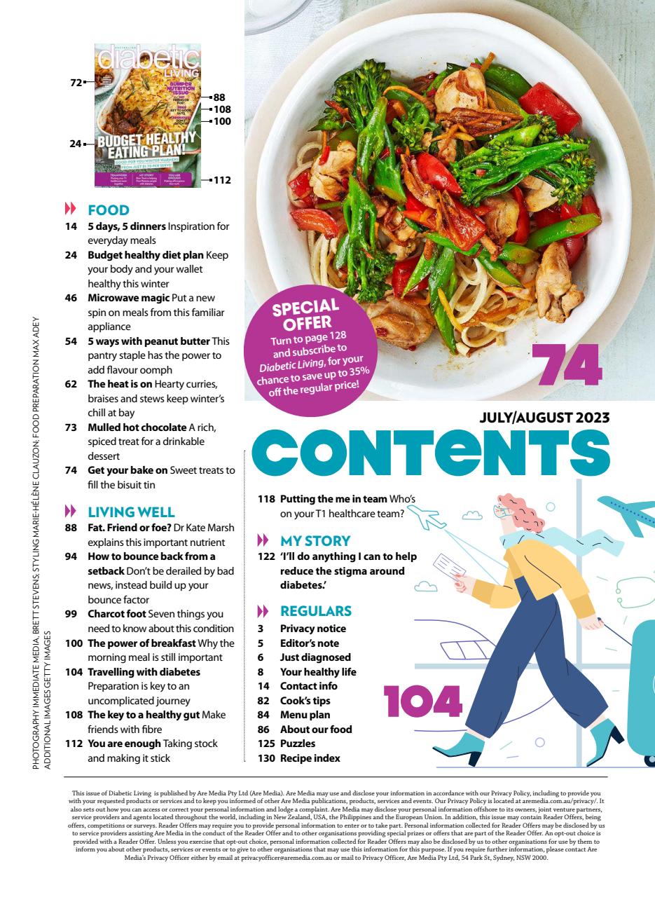 Diabetic Living Preview Pages