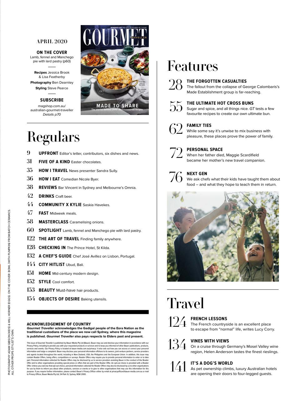 Australian Gourmet Traveller Preview Pages