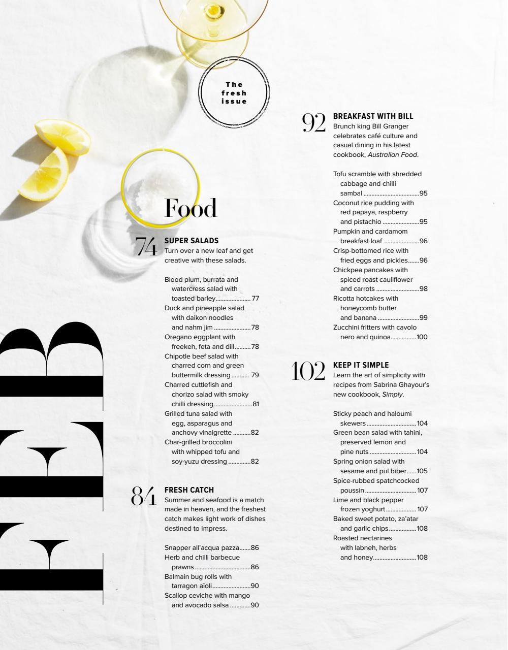 Australian Gourmet Traveller Preview Pages