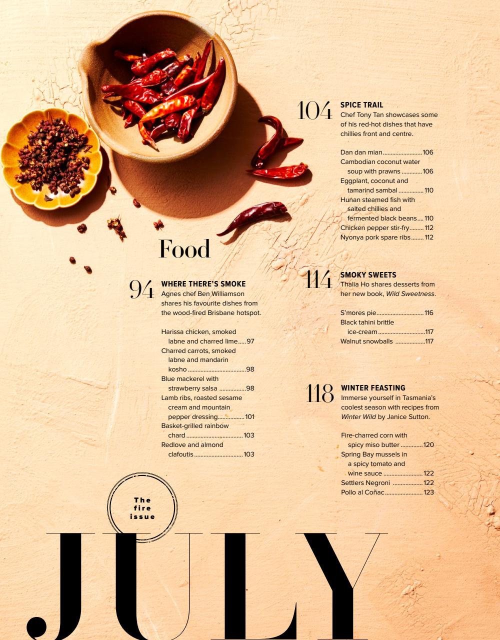 Australian Gourmet Traveller Preview Pages