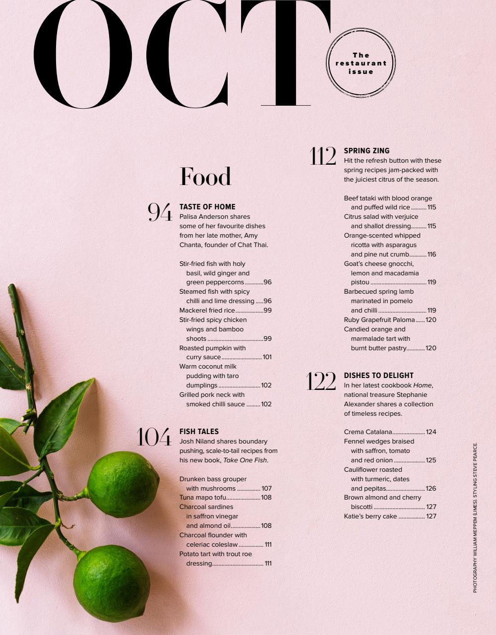 Australian Gourmet Traveller Preview Pages