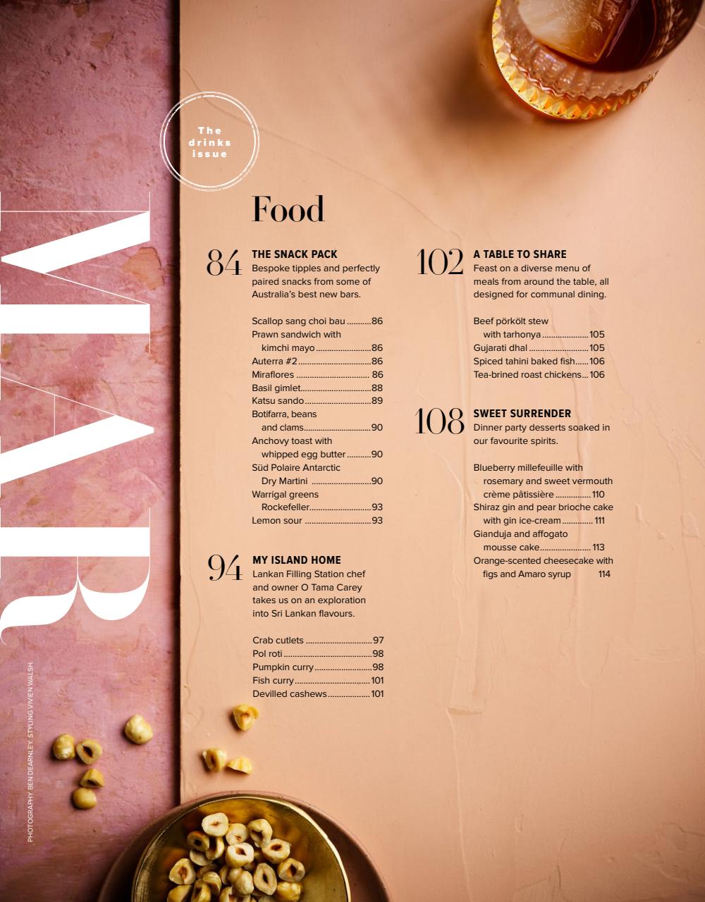 Australian Gourmet Traveller Preview Pages