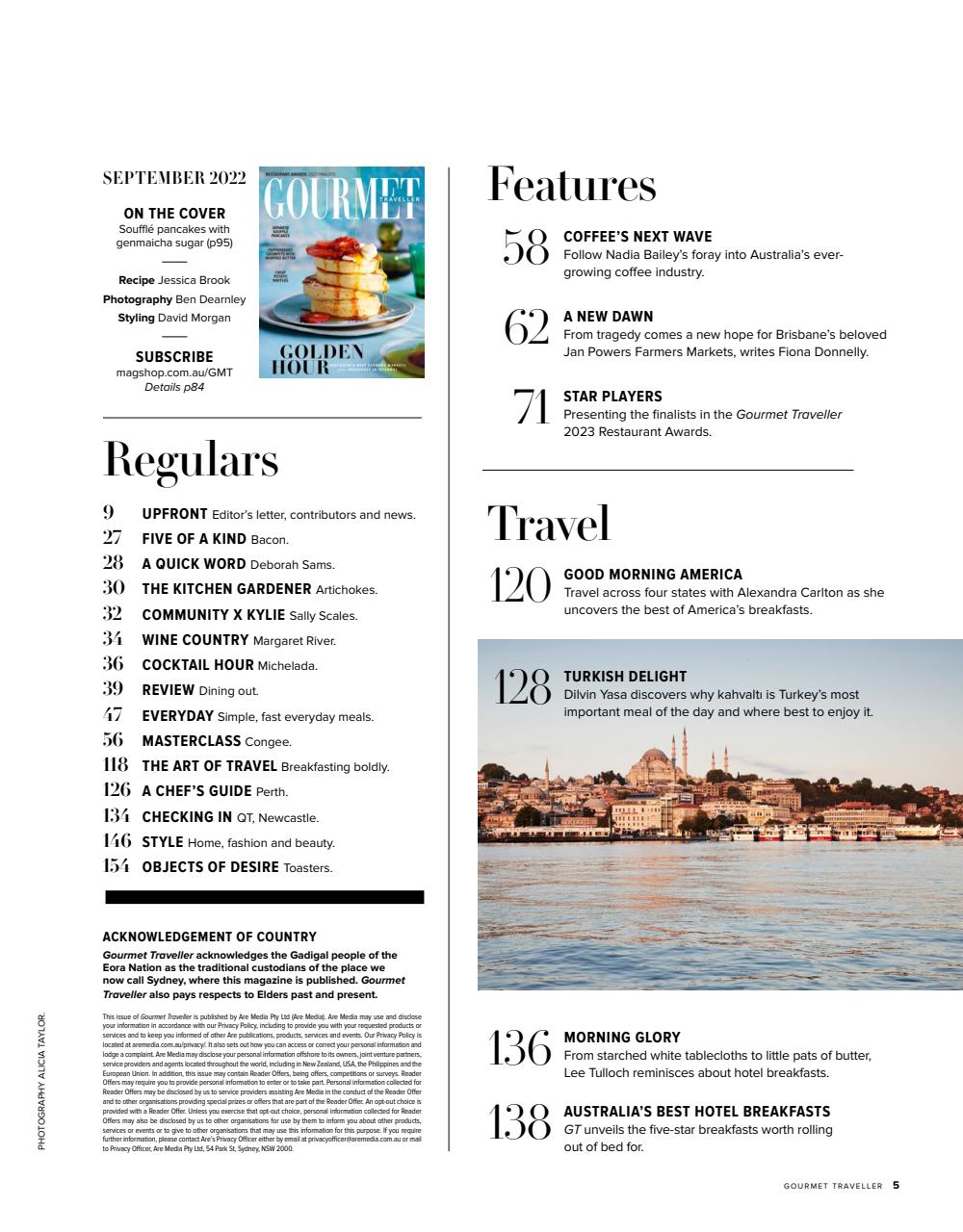 Australian Gourmet Traveller Preview Pages