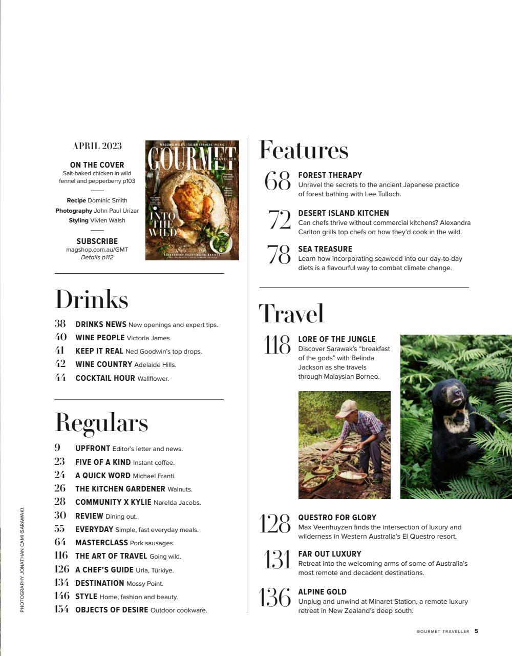 Australian Gourmet Traveller Preview Pages