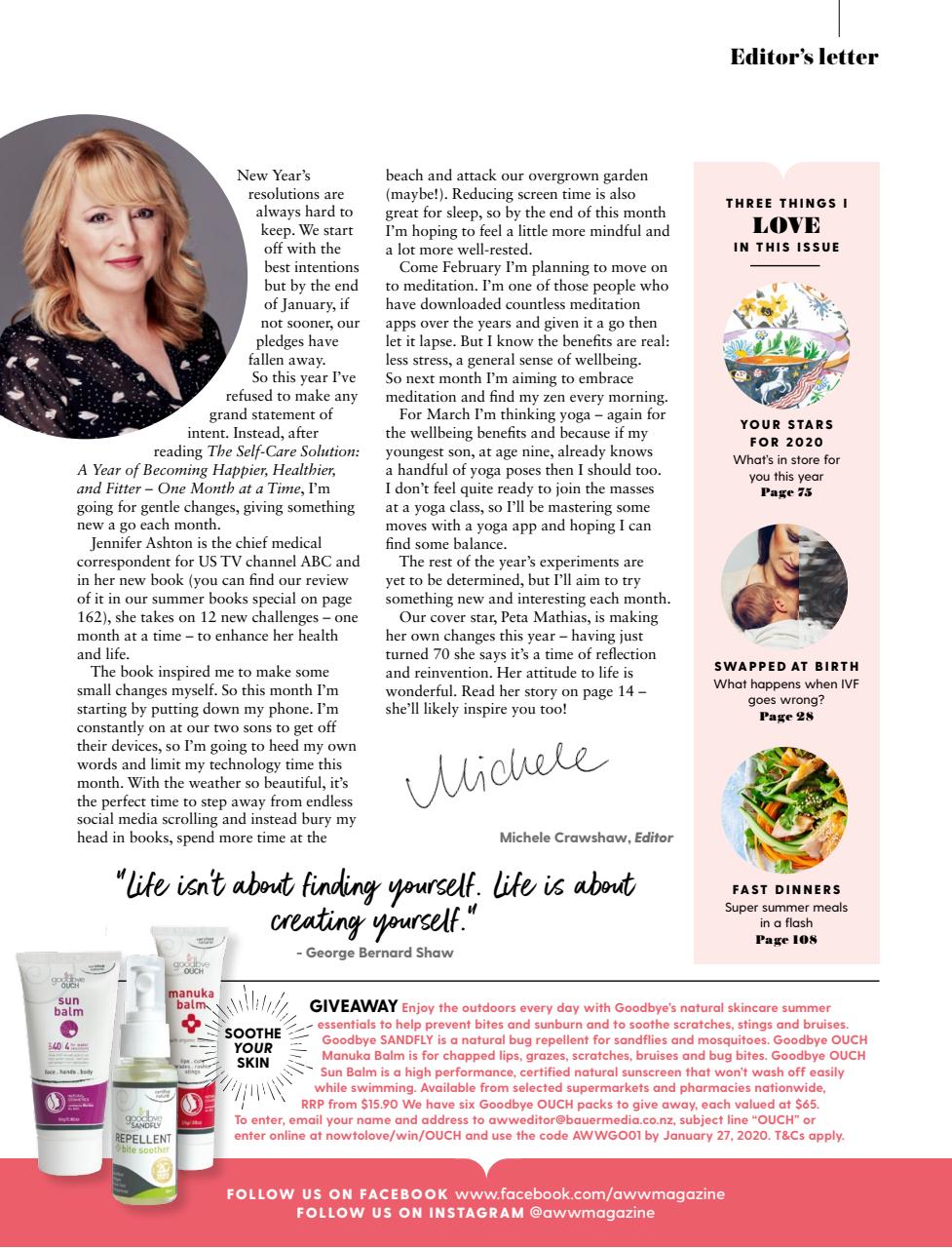 Australian Women's Weekly NZ Preview Pages