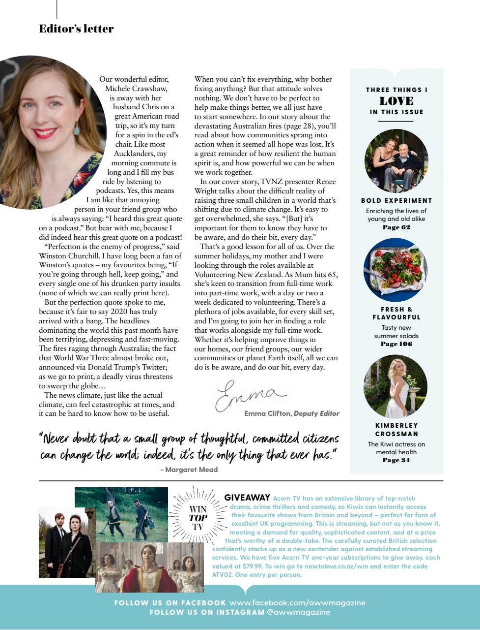 Australian Women's Weekly NZ Preview Pages