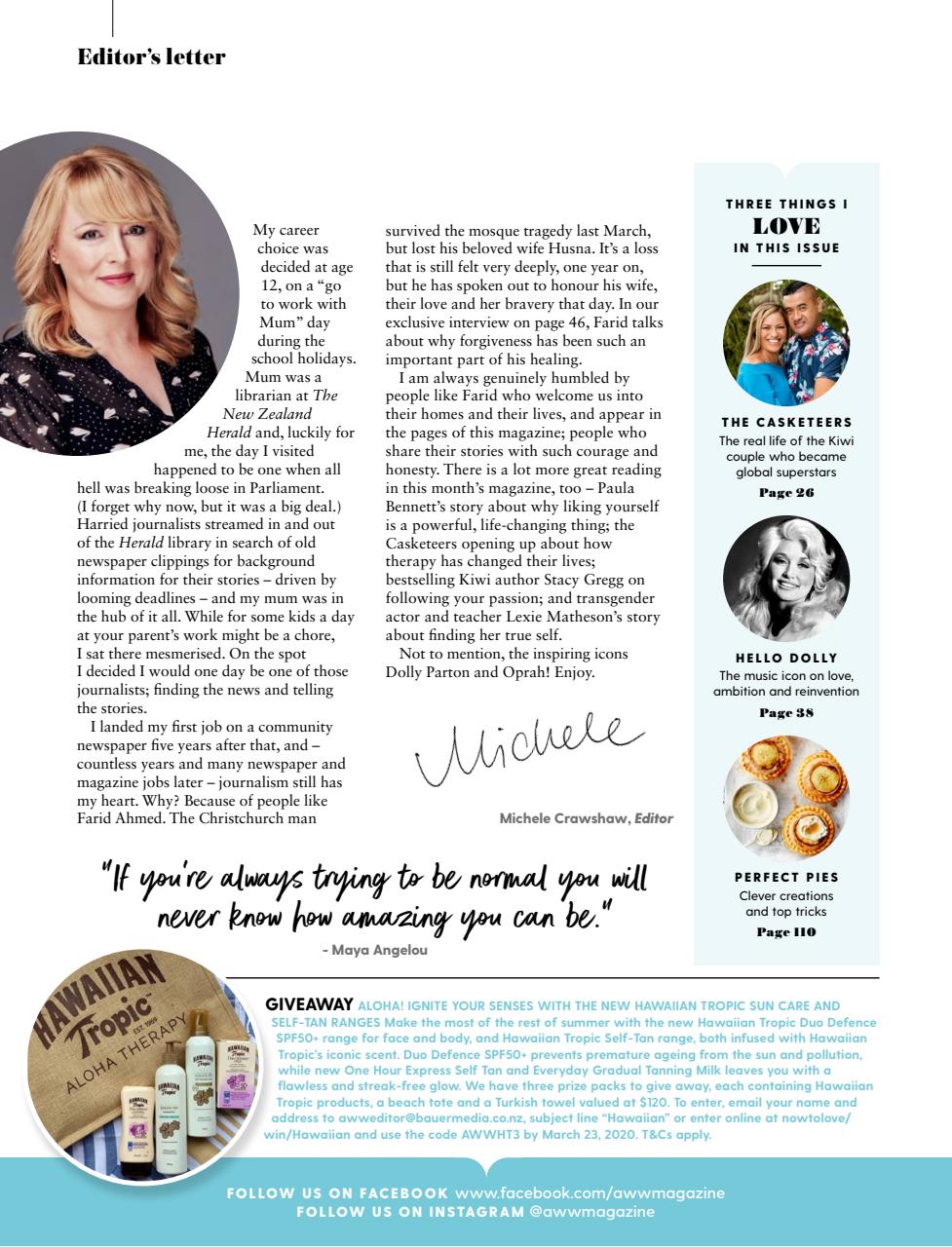 Australian Women's Weekly NZ Preview Pages