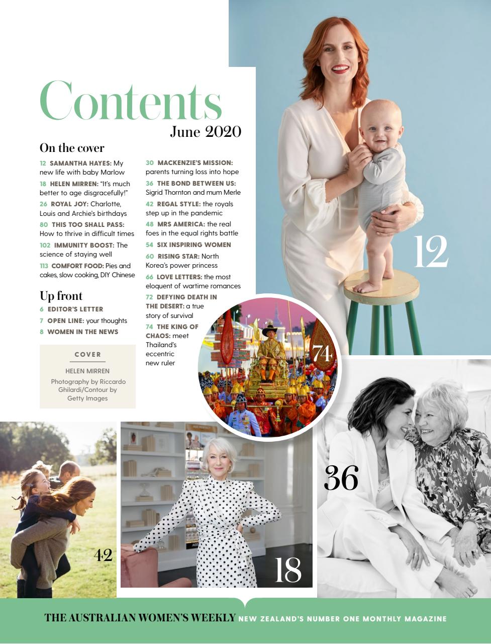 Australian Women's Weekly NZ Preview Pages