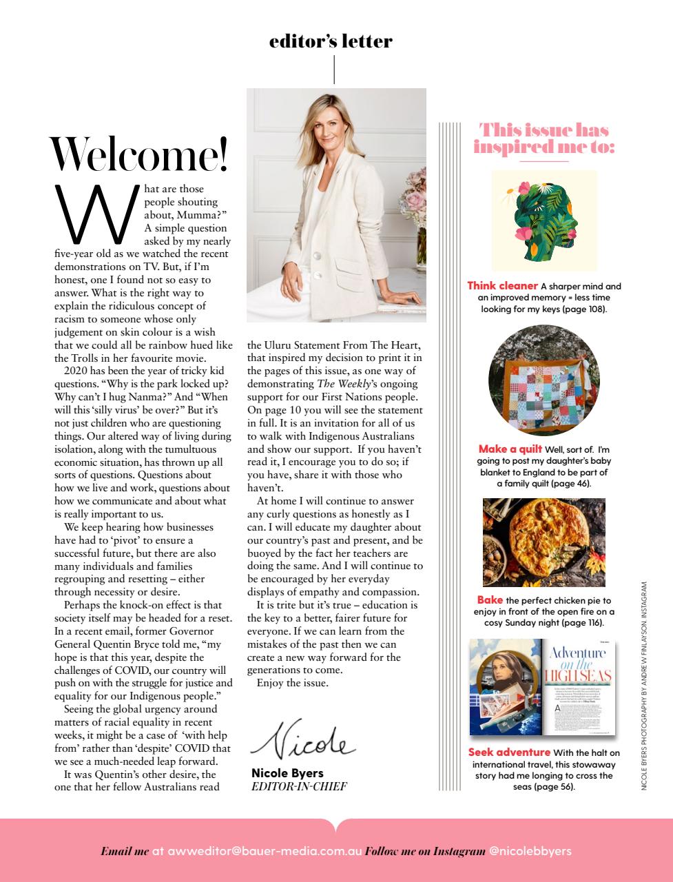 Australian Women's Weekly NZ Preview Pages