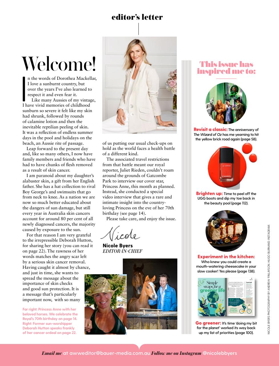 Australian Women's Weekly NZ Preview Pages