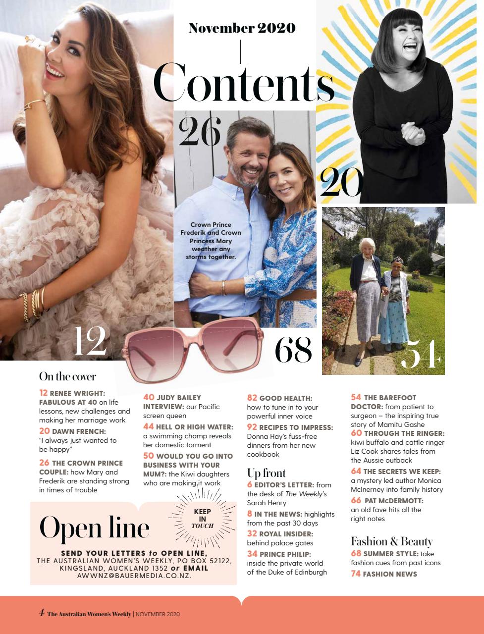 Australian Women's Weekly NZ Preview Pages