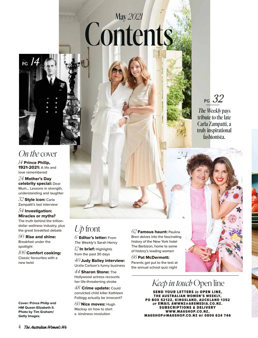 Australian Women's Weekly NZ Preview Pages