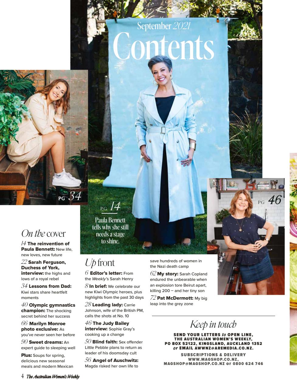 Australian Women's Weekly NZ Preview Pages