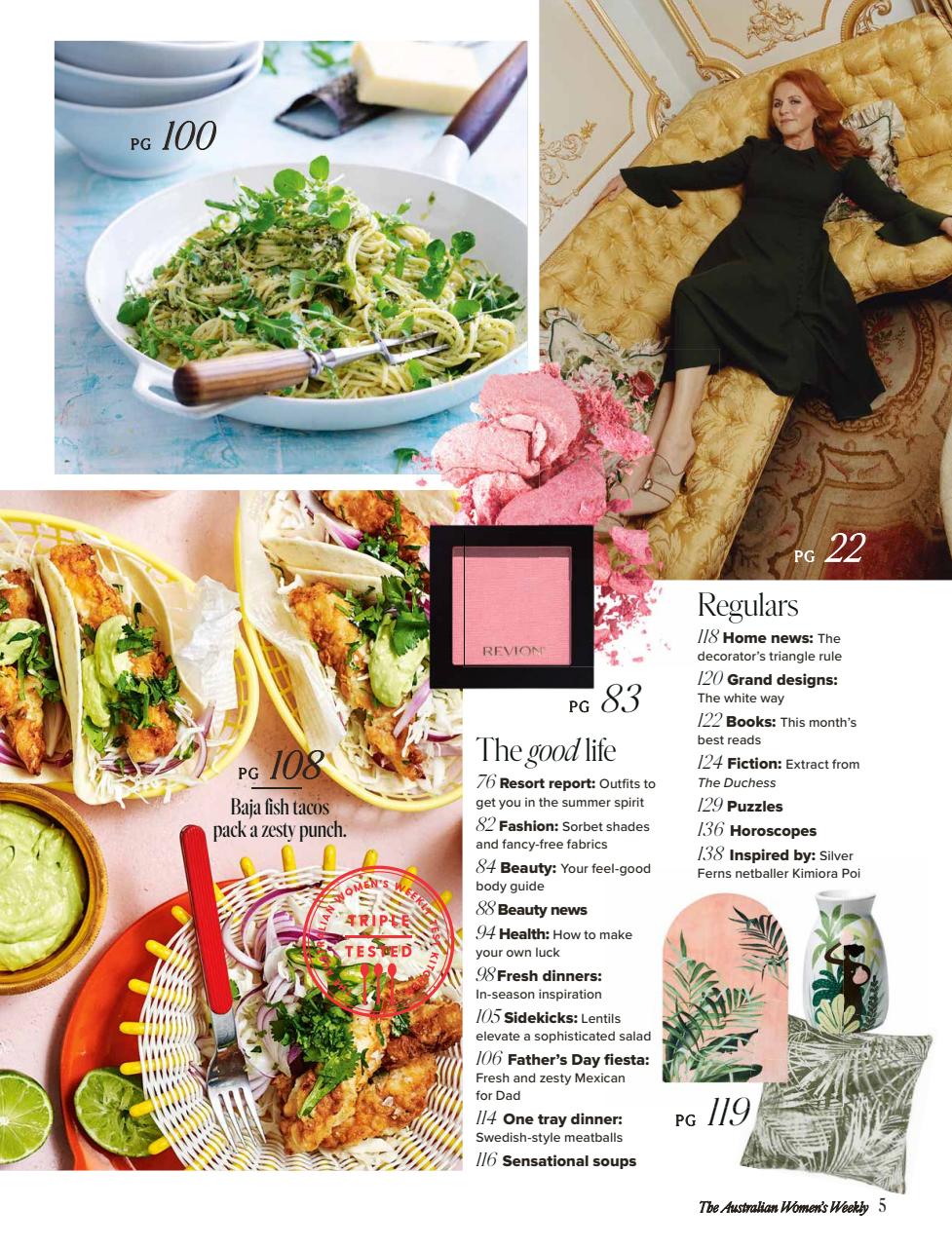 Australian Women's Weekly NZ Preview Pages