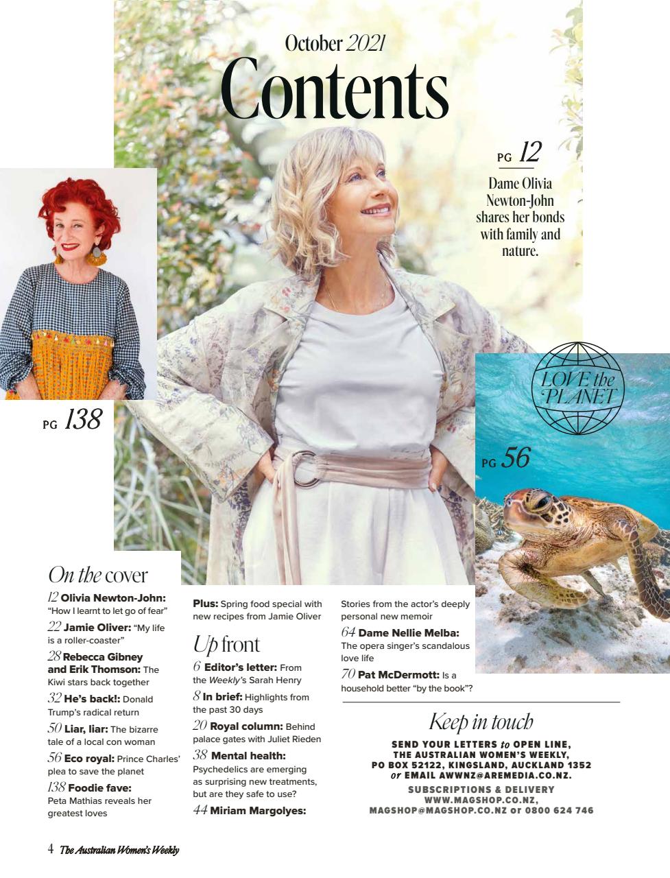 Australian Women's Weekly NZ Preview Pages