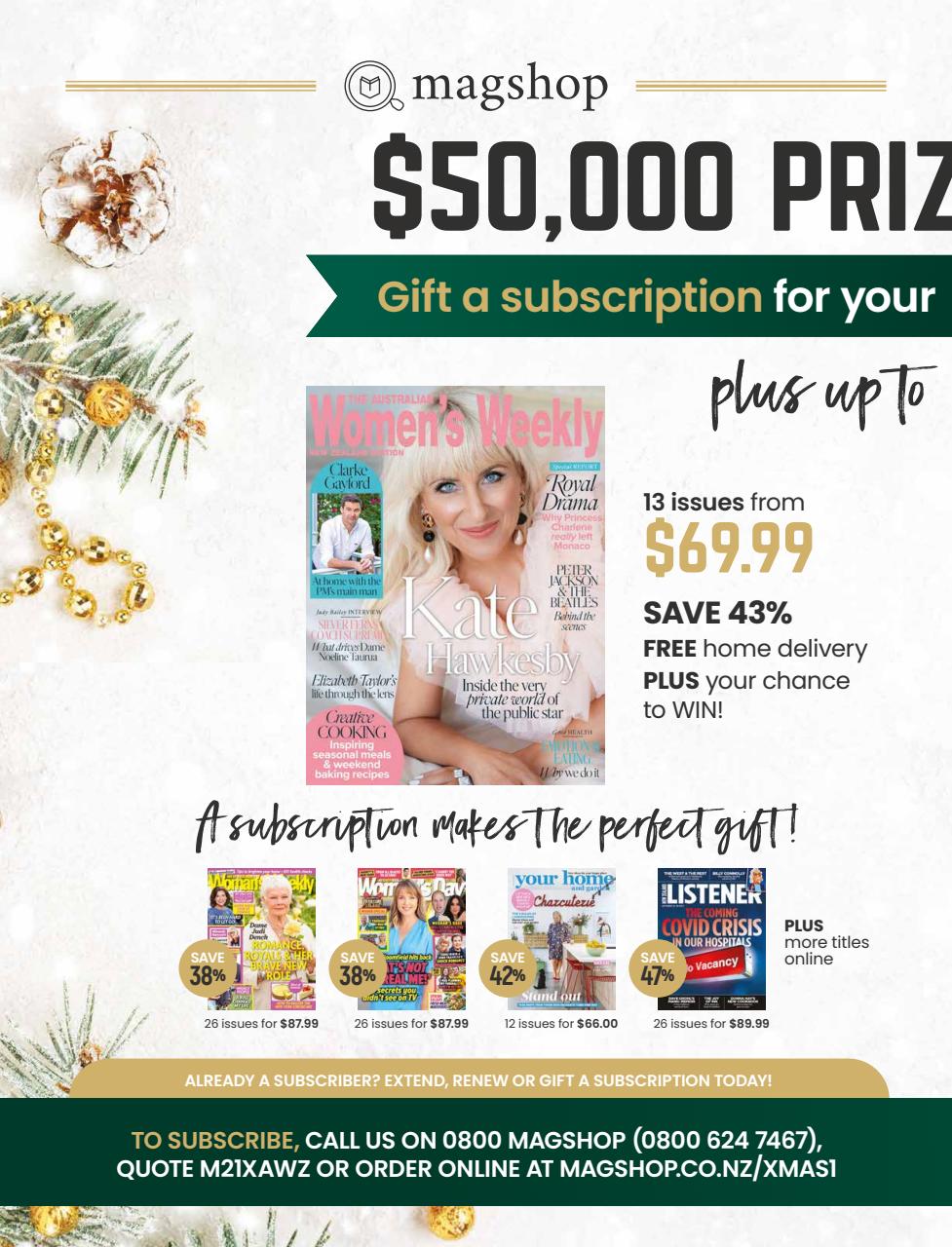 Australian Women's Weekly NZ Preview Pages