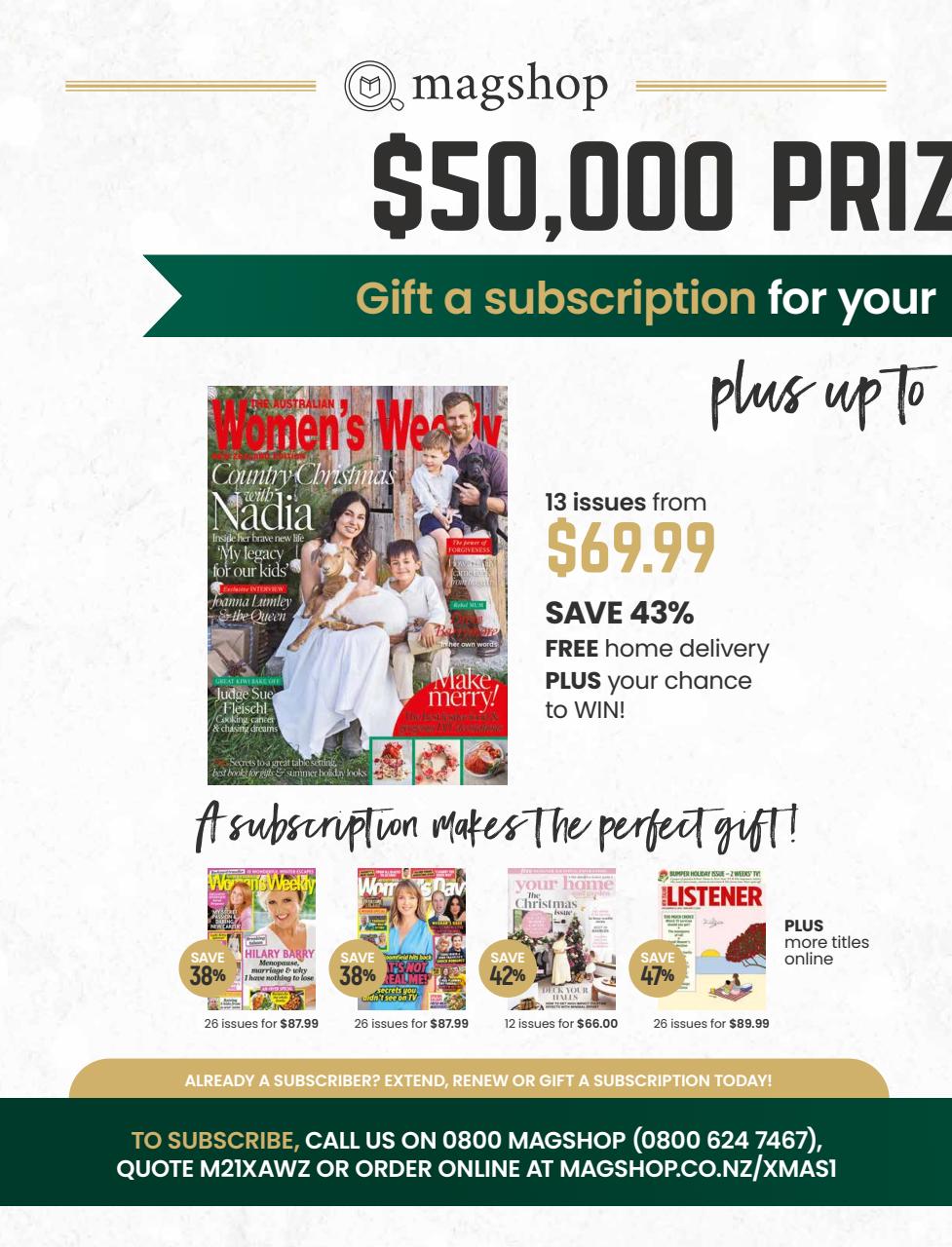 Australian Women's Weekly NZ Preview Pages