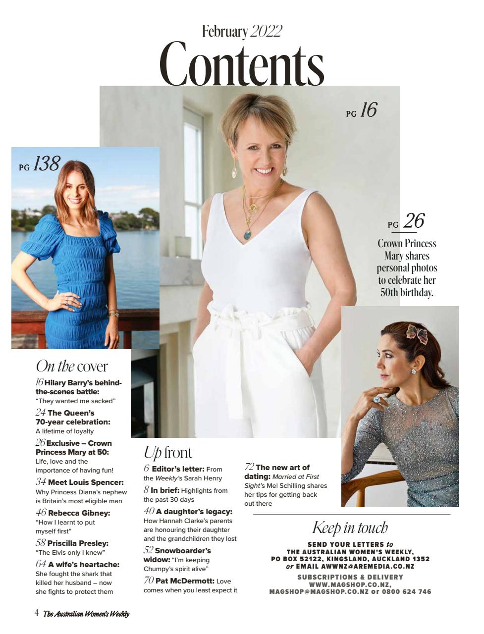 Australian Women's Weekly NZ Preview Pages