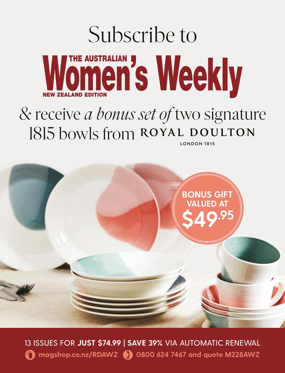 Australian Women's Weekly NZ Preview Pages