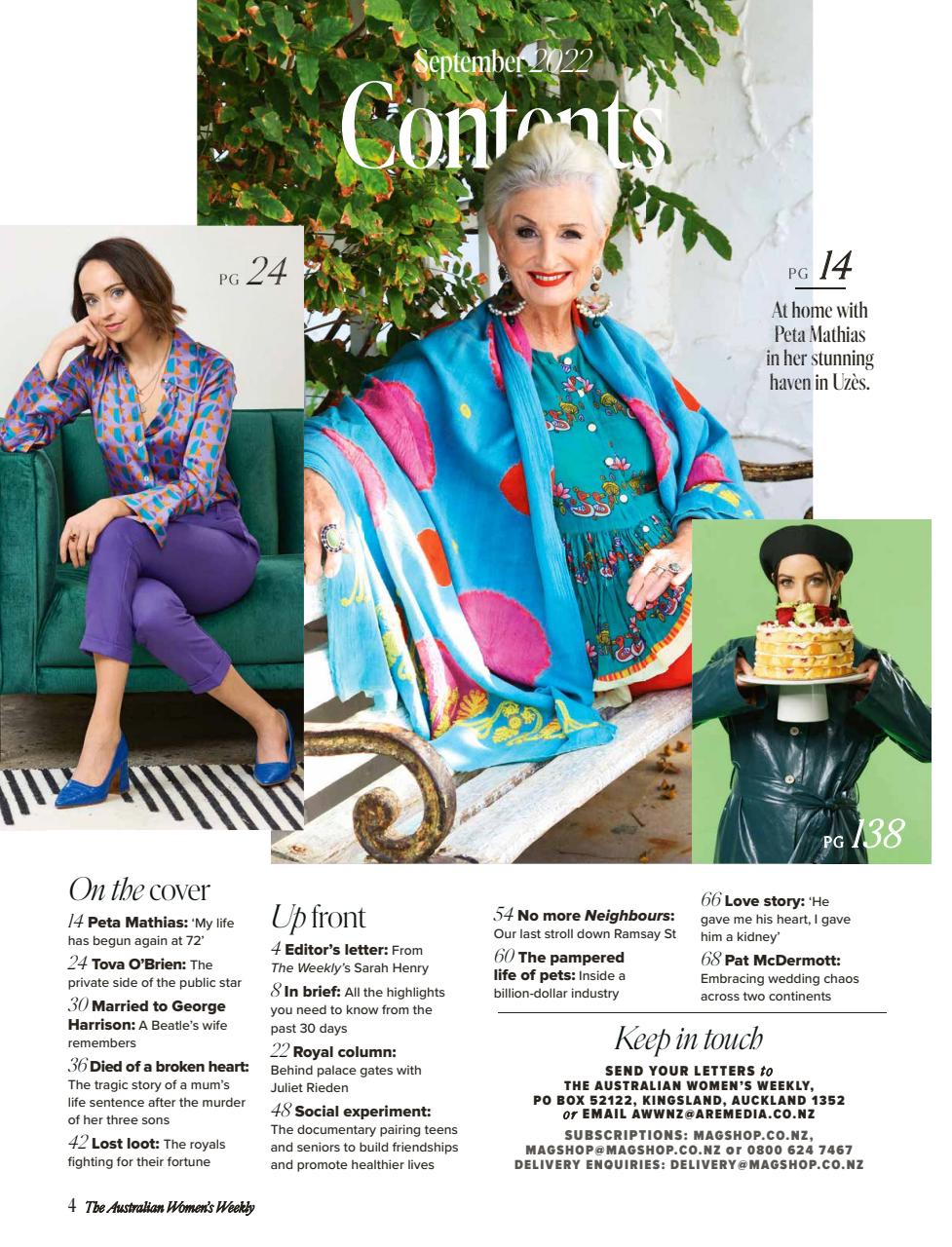 Australian Women's Weekly NZ Preview Pages