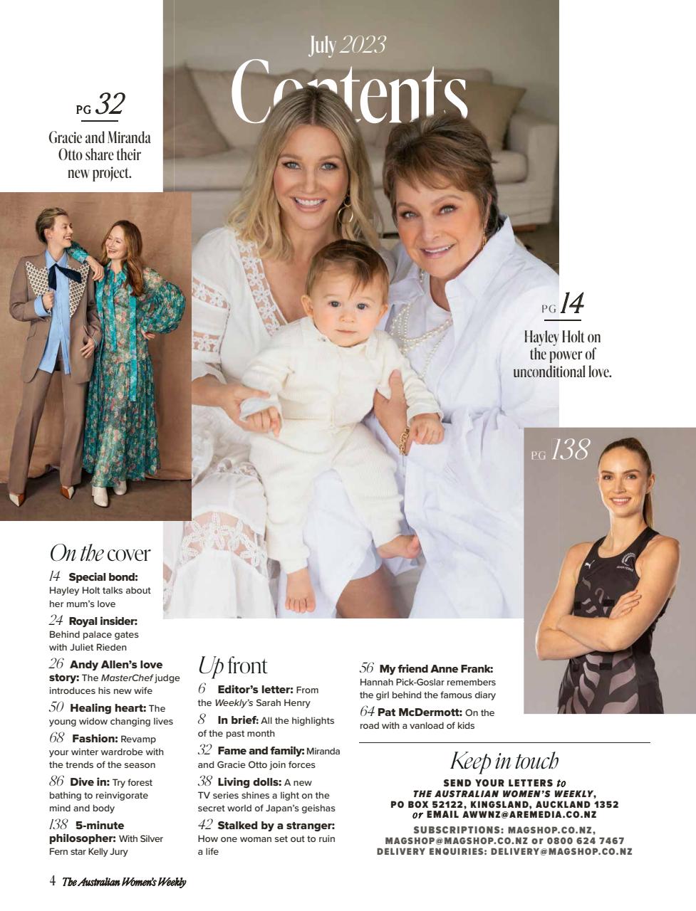Australian Women's Weekly NZ Preview Pages