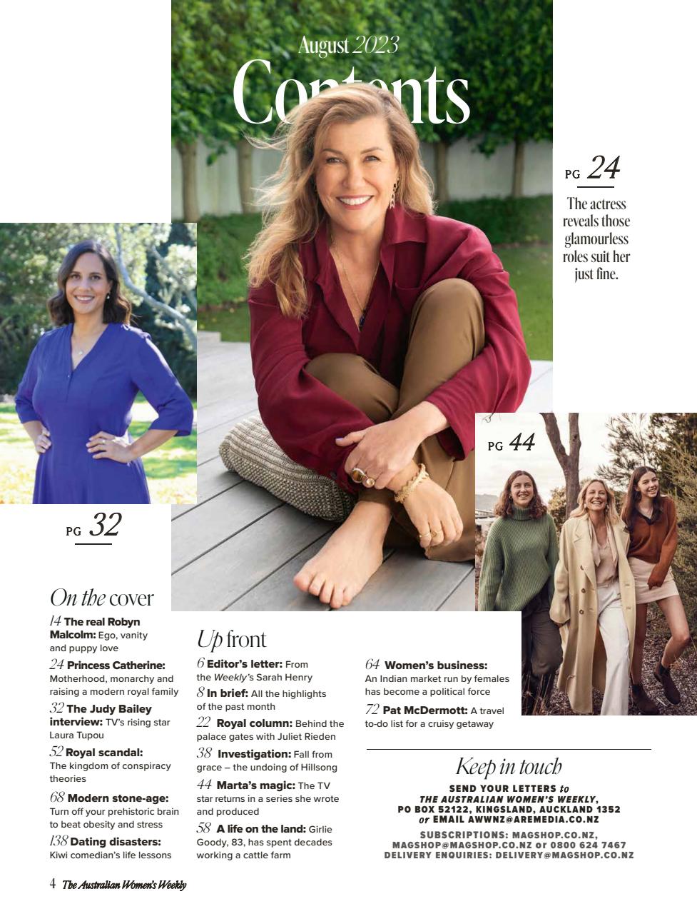 Australian Women's Weekly NZ Preview Pages