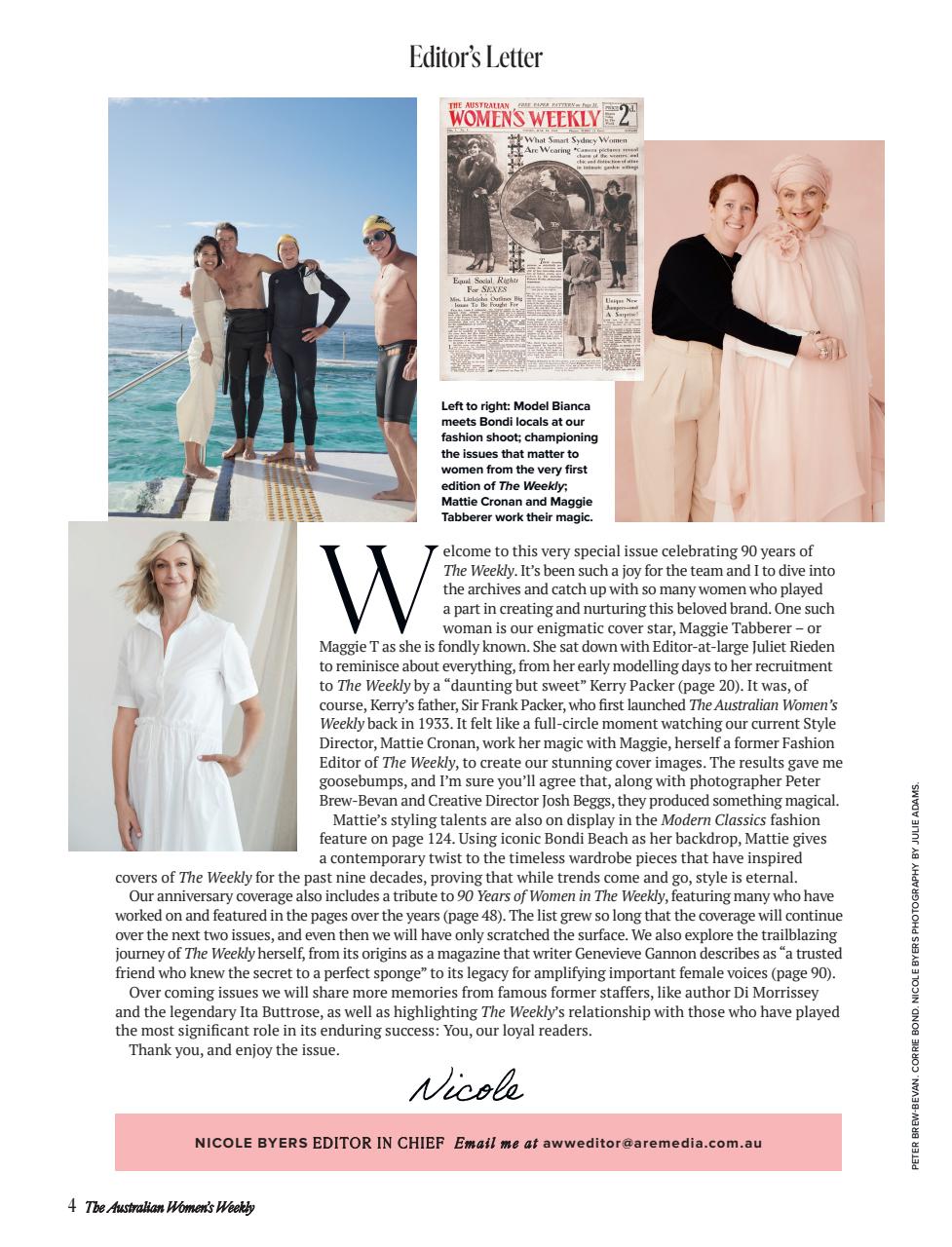 Australian Women's Weekly Preview Pages