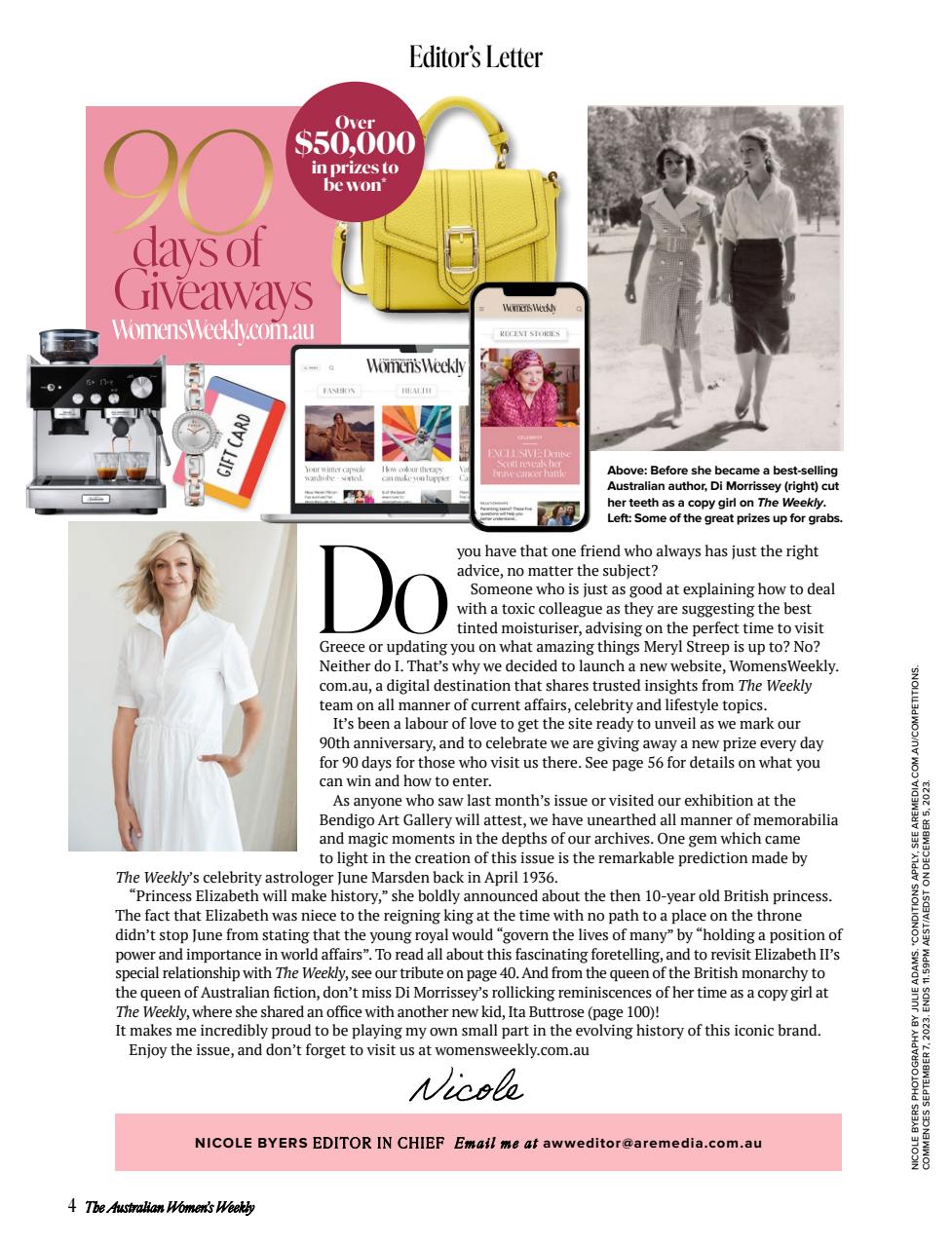 Australian Women's Weekly Preview Pages