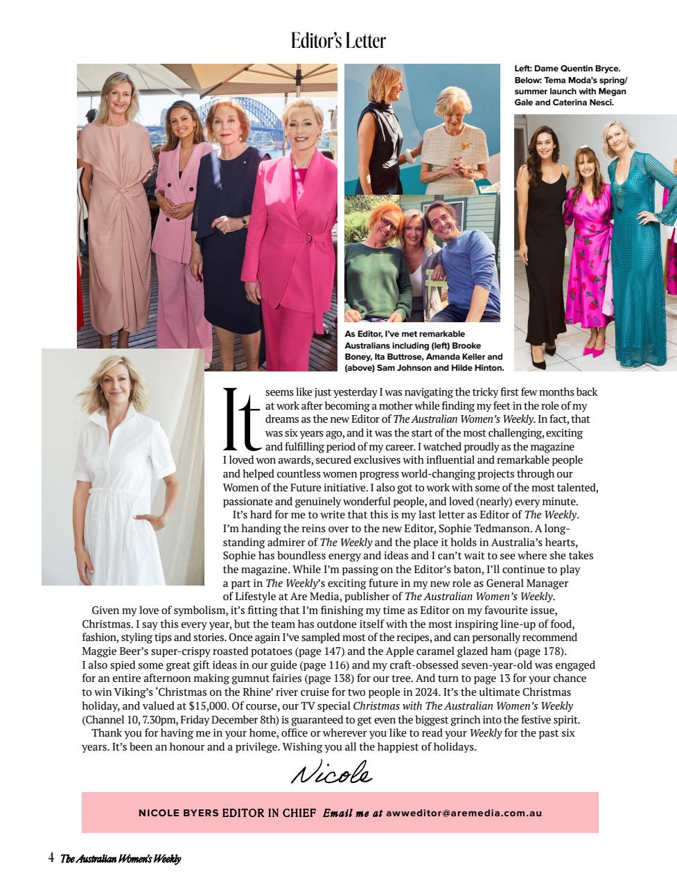 Australian Women's Weekly Preview Pages