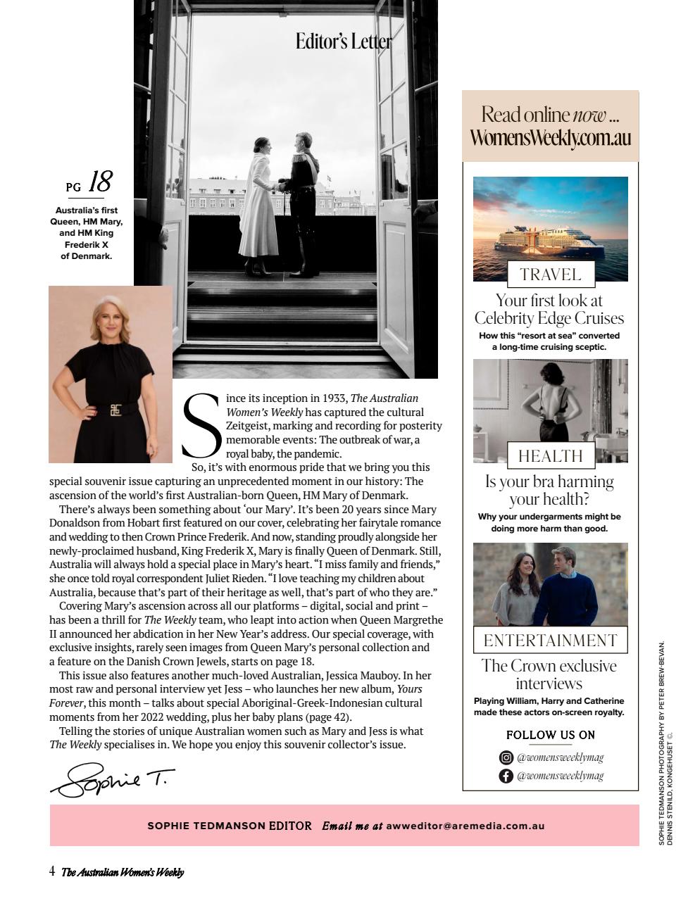 Australian Women's Weekly Preview Pages