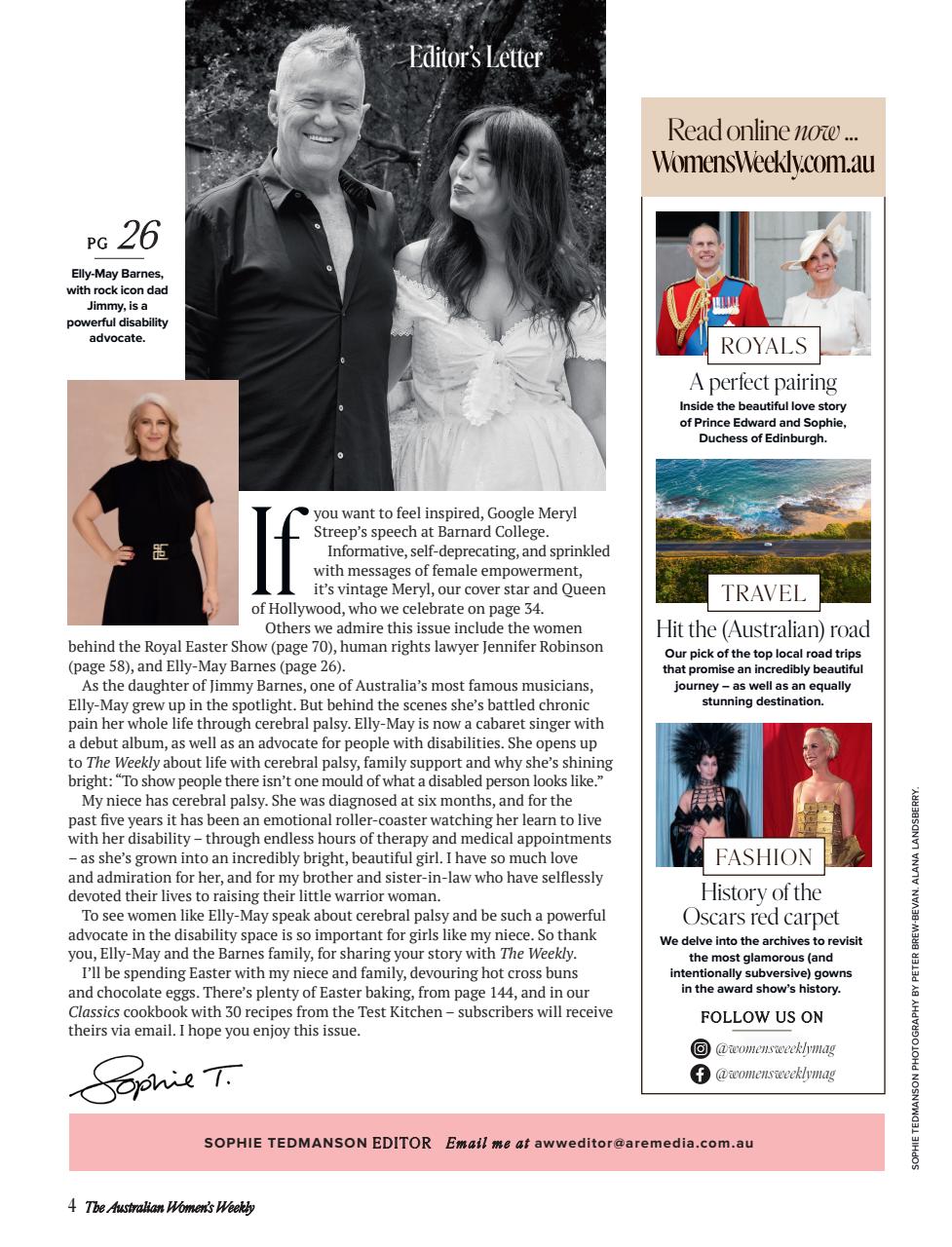 Australian Women's Weekly Preview Pages