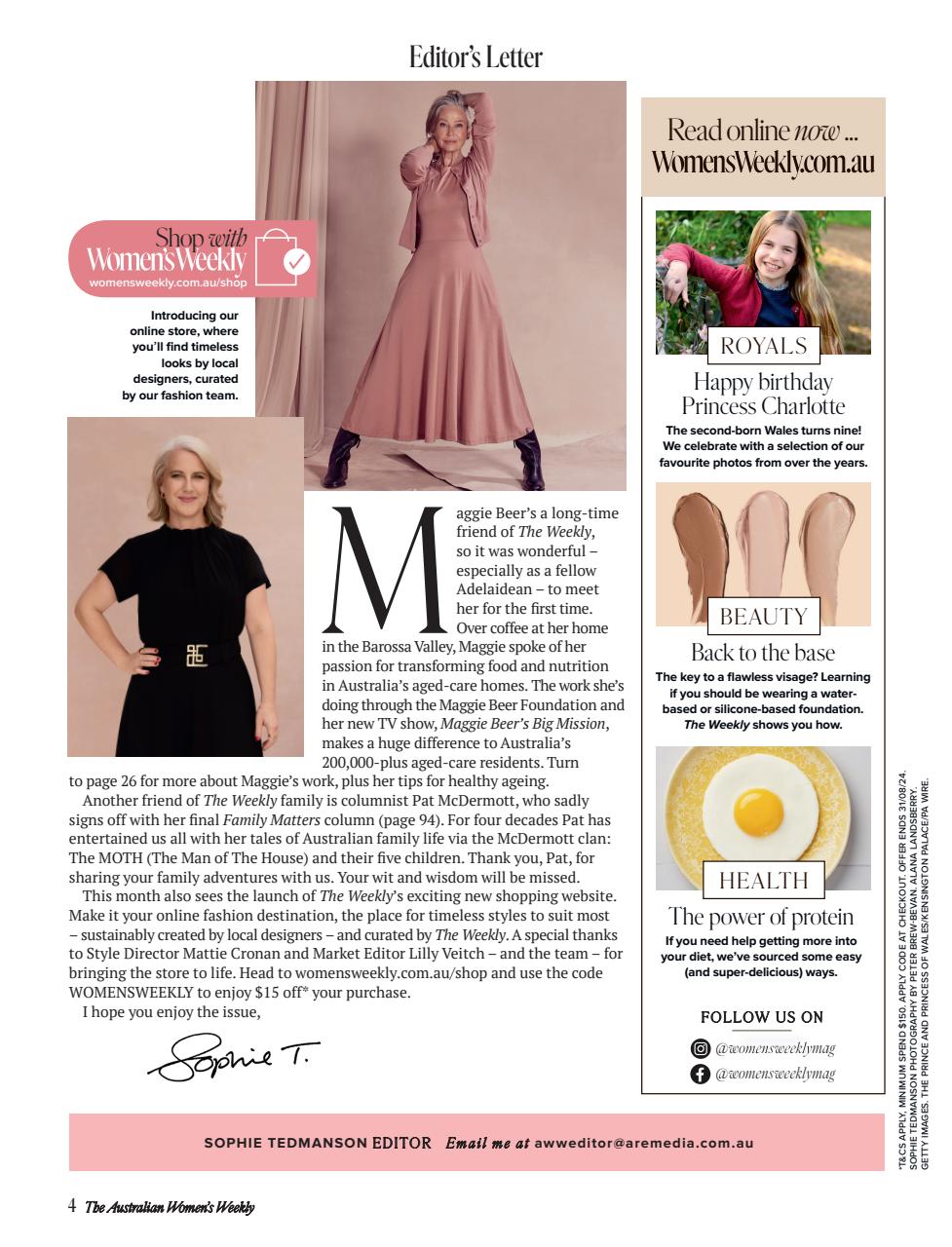 Australian Women's Weekly Preview Pages