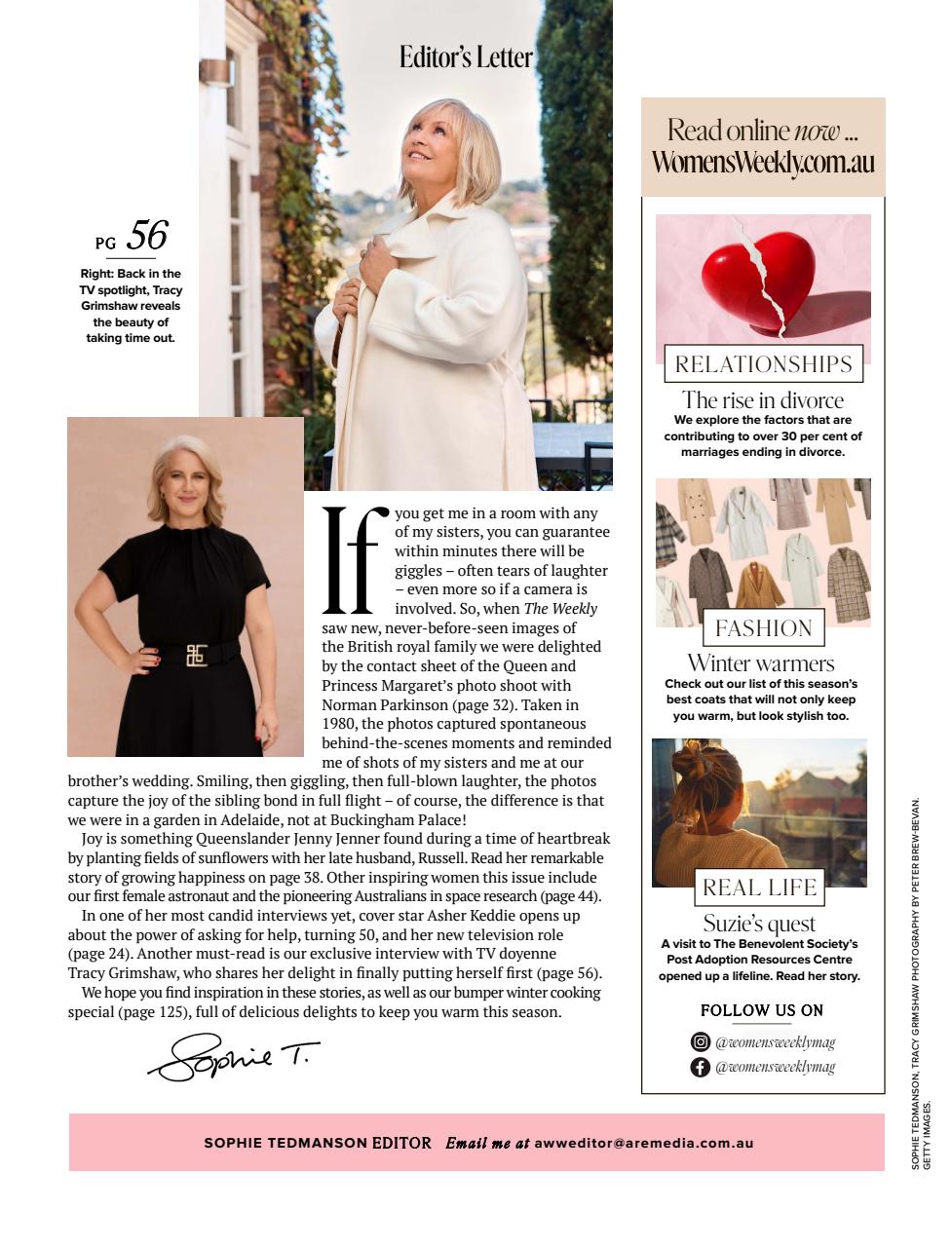 Australian Women's Weekly Preview Pages