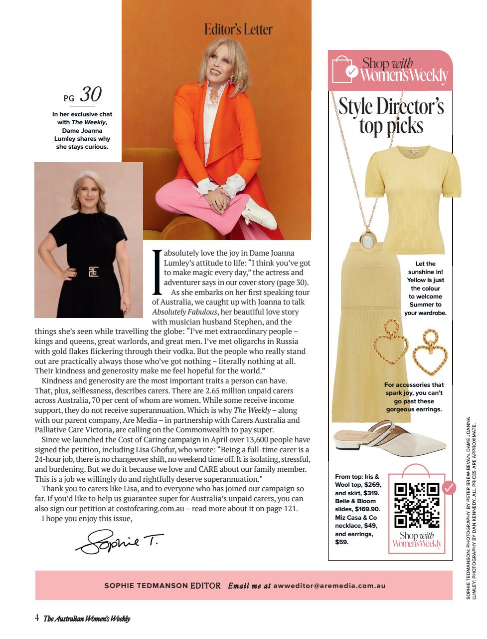 Australian Women's Weekly Preview Pages